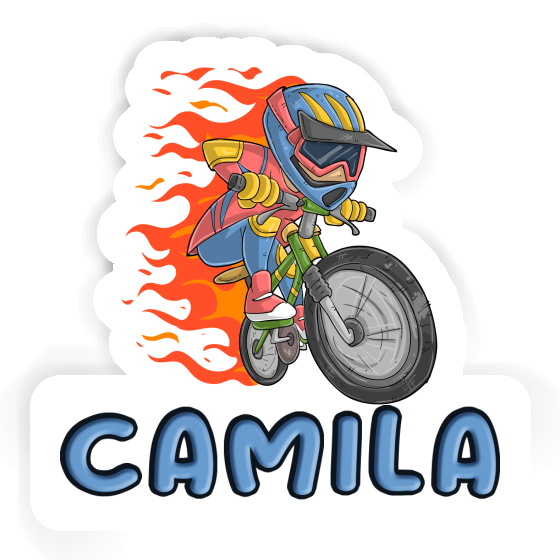 Sticker Downhiller Camila Notebook Image