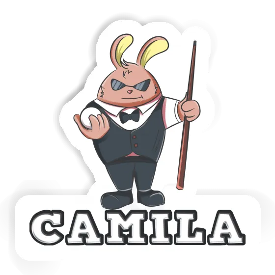 Sticker Billardspieler Camila Image