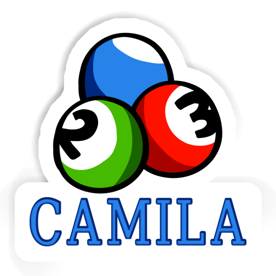 Sticker Camila Billiard Ball Image