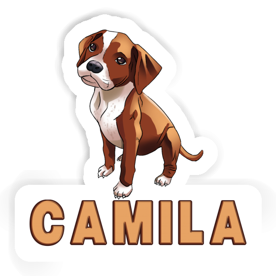 Sticker Camila Boxerhund Notebook Image