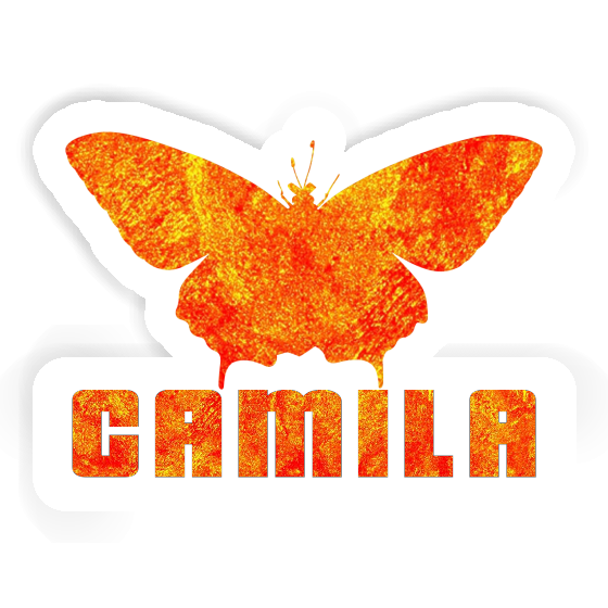 Sticker Camila Butterfly Notebook Image