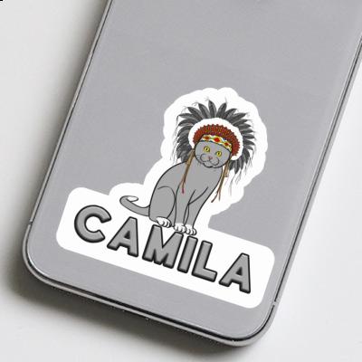 Sticker Camila Cat Laptop Image