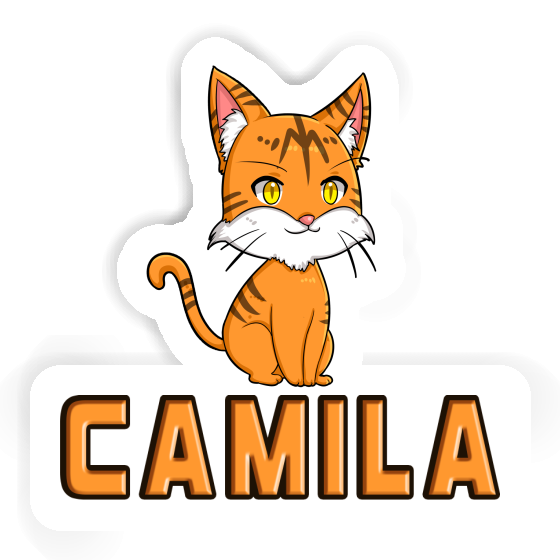 Cat Sticker Camila Notebook Image