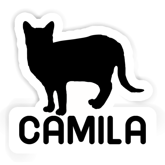 Sticker Katze Camila Laptop Image