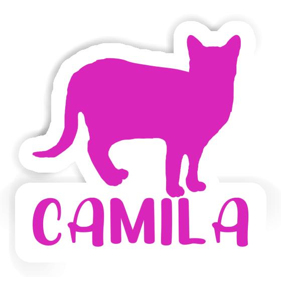 Cat Sticker Camila Laptop Image