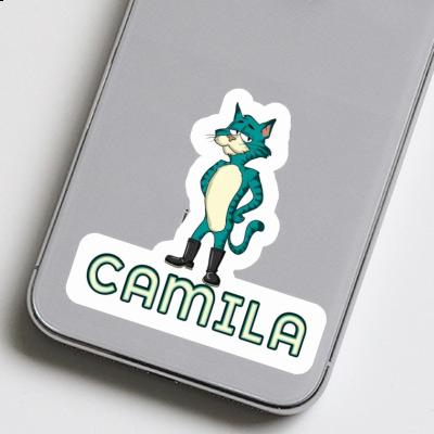 Camila Aufkleber Katze Gift package Image