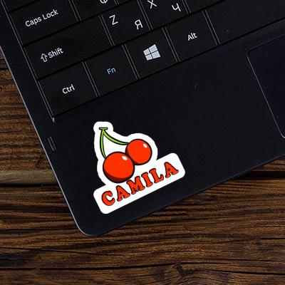 Camila Sticker Cherry Laptop Image