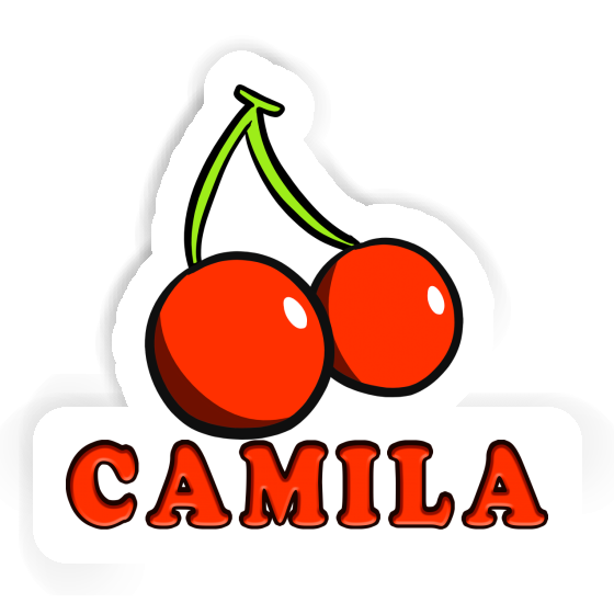 Camila Sticker Cherry Laptop Image