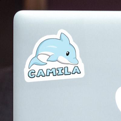 Camila Sticker Dolphin Laptop Image