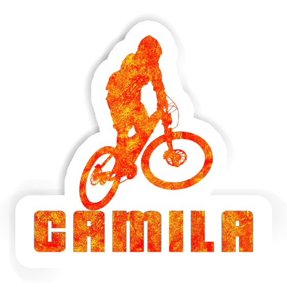 Sticker Camila Downhiller Laptop Image