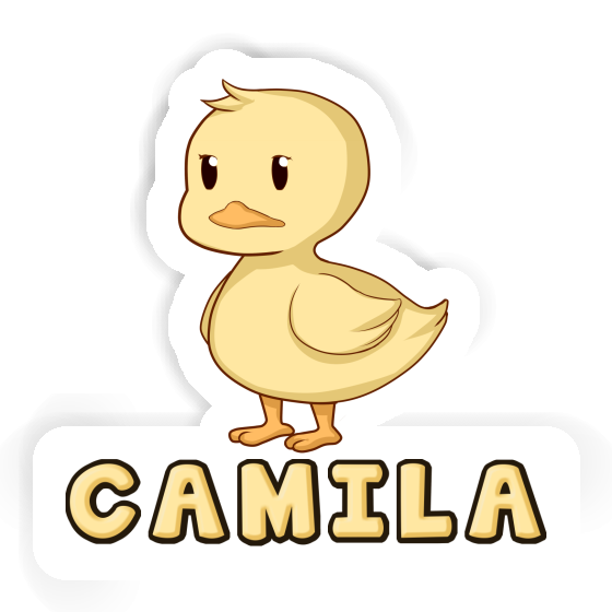 Camila Sticker Duck Laptop Image