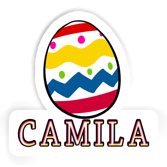 Egg Sticker Camila Laptop Image