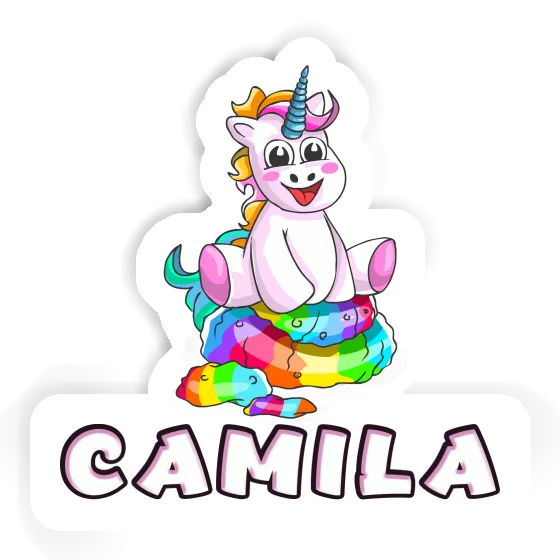 Camila Sticker Baby-Einhorn Notebook Image