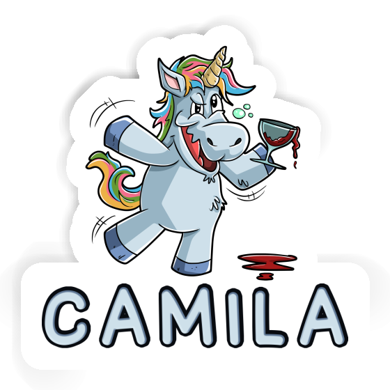 Wine Unicorn Sticker Camila Gift package Image