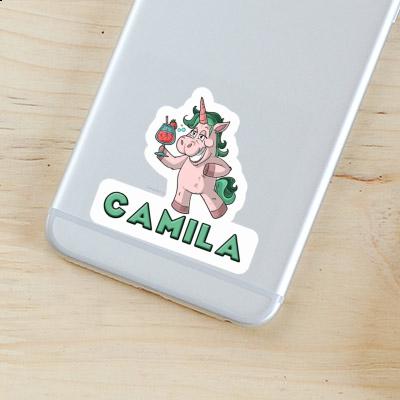 Sticker Camila Party Unicorn Notebook Image