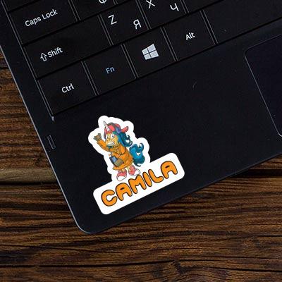 Licorne hip-hop Autocollant Camila Laptop Image