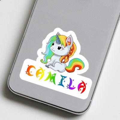 Camila Autocollant Licorne Laptop Image