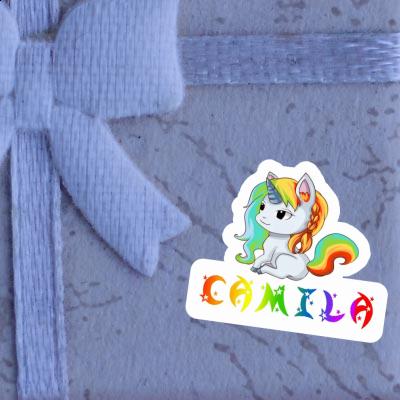 Unicorn Sticker Camila Notebook Image