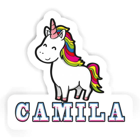 Sticker Camila Unicorn Notebook Image