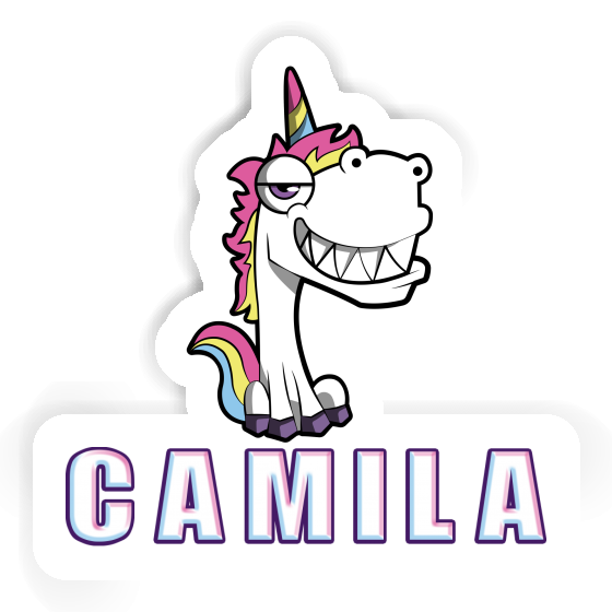 Sticker Camila Unicorn Notebook Image