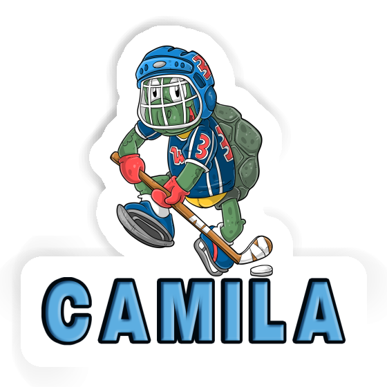 Camila Sticker Eishockeyspieler Notebook Image