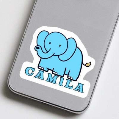 Éléphant Autocollant Camila Notebook Image