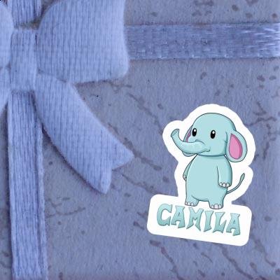 Camila Sticker Elefant Notebook Image