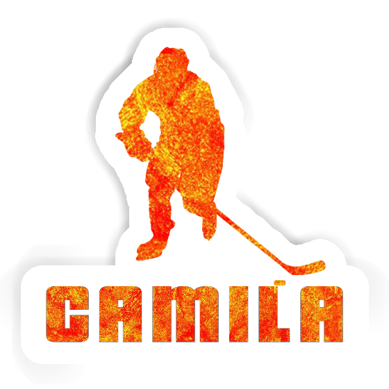 Sticker Camila Hockey Player Gift package Image