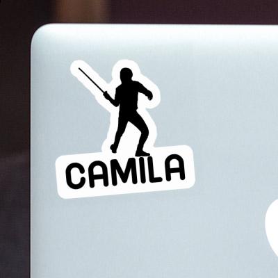 Fencer Sticker Camila Laptop Image