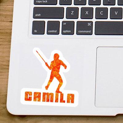 Camila Sticker Fechter Laptop Image