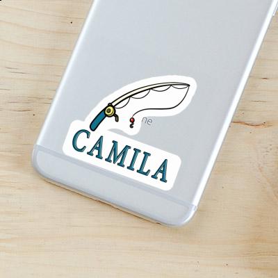 Camila Sticker Fishing Rod Image