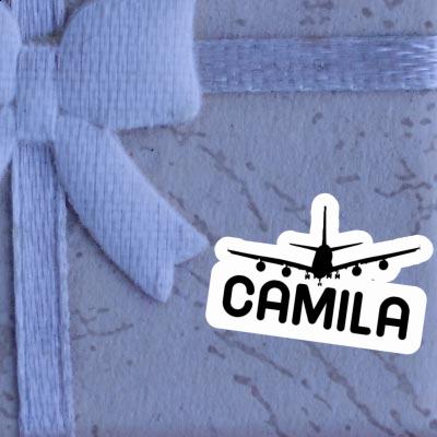 Airplane Sticker Camila Laptop Image