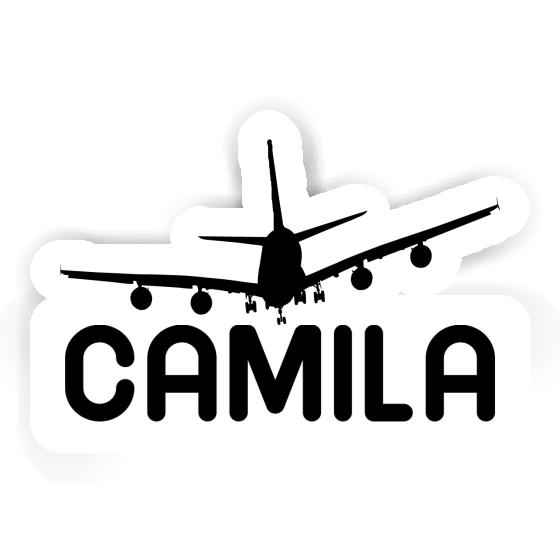 Airplane Sticker Camila Laptop Image