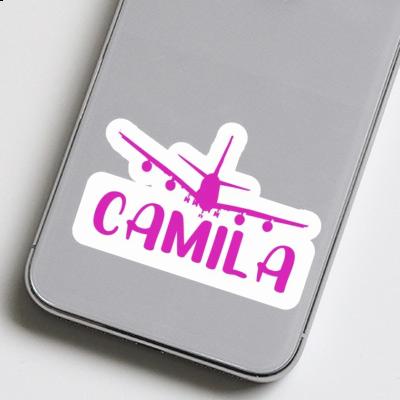 Aufkleber Camila Flugzeug Laptop Image