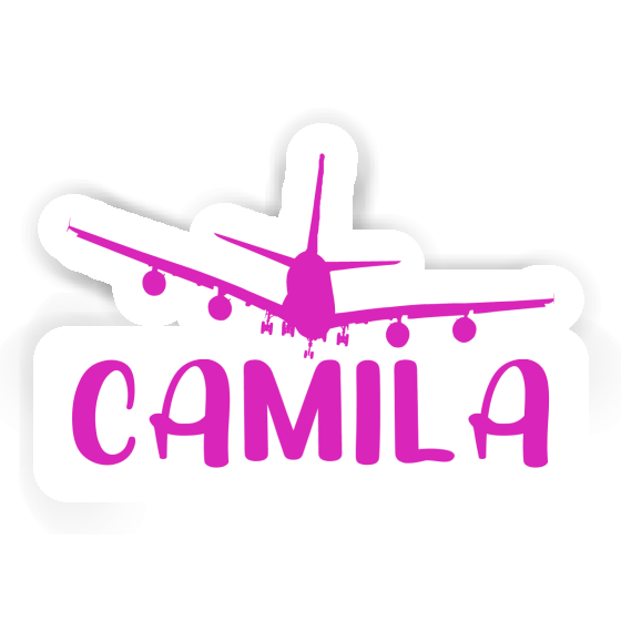 Aufkleber Camila Flugzeug Image