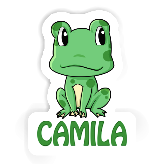 Camila Sticker Frog Notebook Image