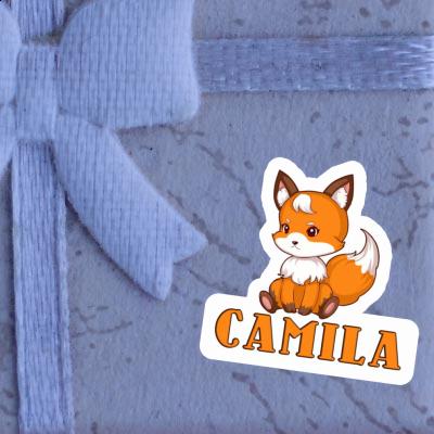 Sticker Sitting Fox Camila Notebook Image