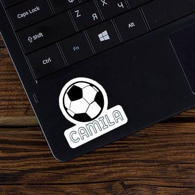 Autocollant Camila Ballon de foot Laptop Image