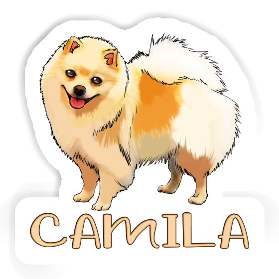 Camila Sticker German Spitz Notebook Image