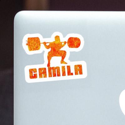 Weightlifter Sticker Camila Image