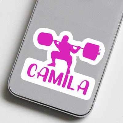 Weightlifter Sticker Camila Image