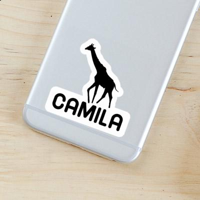 Sticker Camila Giraffe Laptop Image