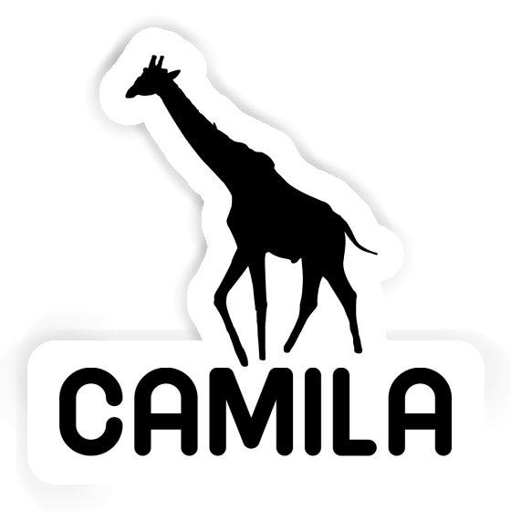 Sticker Camila Giraffe Notebook Image