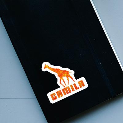 Sticker Giraffe Camila Notebook Image