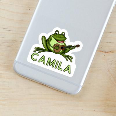 Camila Aufkleber Gitarrenfrosch Laptop Image