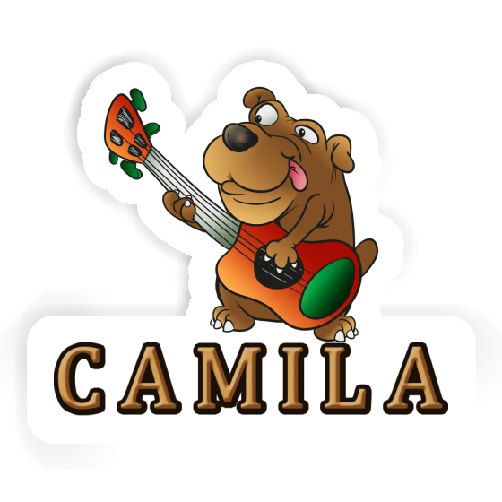 Guitar Dog Sticker Camila Gift package Image