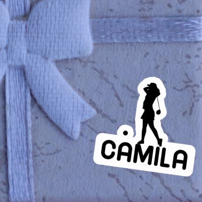 Sticker Golfer Camila Notebook Image