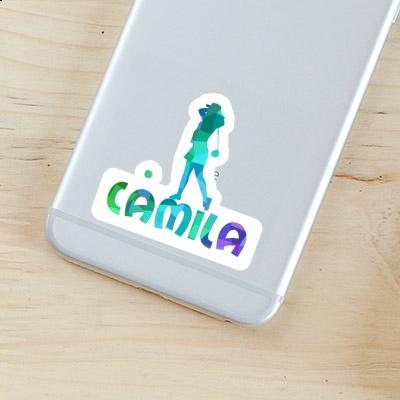 Sticker Golfer Camila Notebook Image