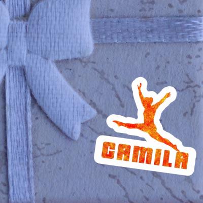 Sticker Camila Gymnast Laptop Image