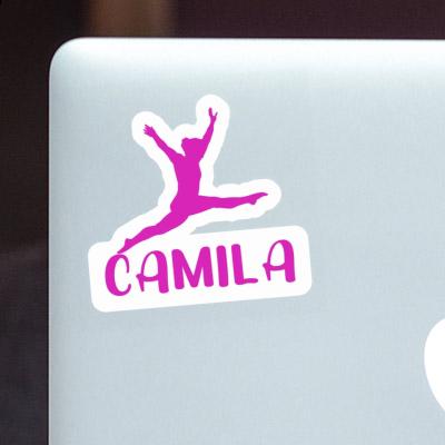 Sticker Gymnastin Camila Notebook Image